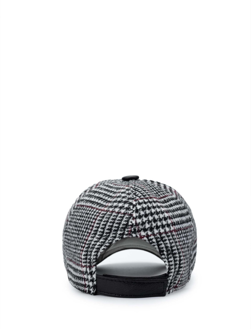 Tamer Tanca Erkek Deri & Tekstil Siyah Beyzbol Şapka Tamer Tanca Erkek Deri & Tekstil Siyah Beyzbol Şapka