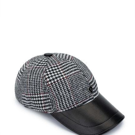 Tamer Tanca Erkek Deri & Tekstil Siyah Beyzbol Şapka Tamer Tanca Erkek Deri & Tekstil Siyah Beyzbol Şapka