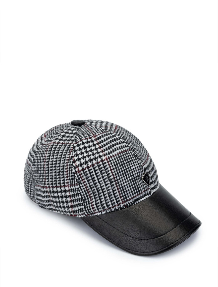 Tamer Tanca Erkek Deri & Tekstil Siyah Beyzbol Şapka Tamer Tanca Erkek Deri & Tekstil Siyah Beyzbol Şapka