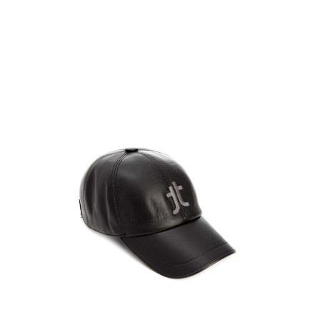 Tamer Tanca Erkek Hakiki Deri Siyah Şapka Tamer Tanca Erkek Hakiki Deri Siyah Şapka