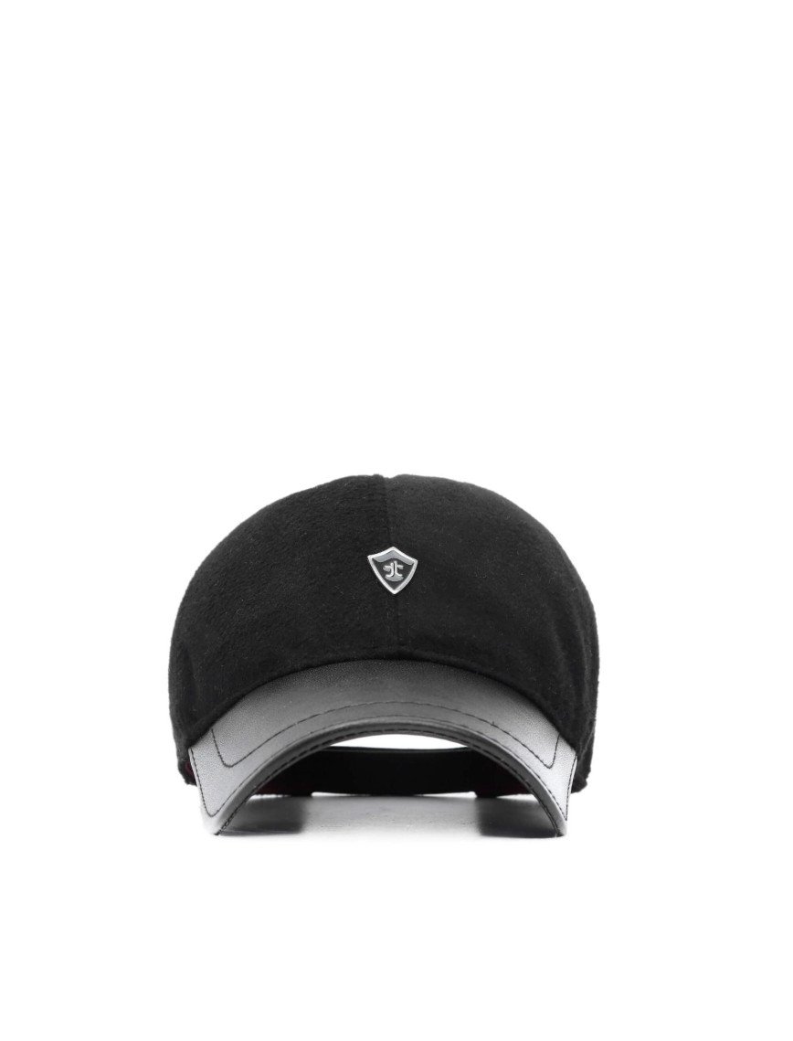 Tamer Tanca Erkek Hakiki Deri Siyah Şapka Tamer Tanca Erkek Hakiki Deri Siyah Şapka