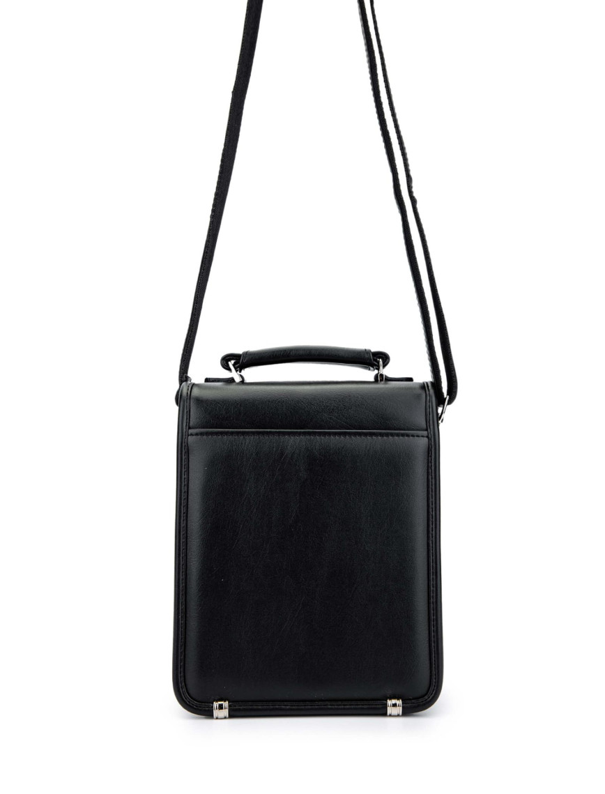 Tamer Tanca Erkek Vegan Siyah Postacı Çantası Tamer Tanca Erkek Vegan Siyah Postacı Çantası