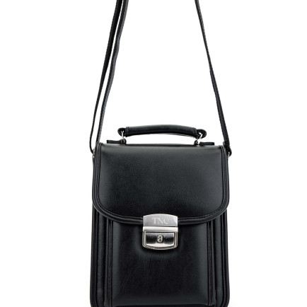 Tamer Tanca Erkek Vegan Siyah Postacı Çantası Tamer Tanca Erkek Vegan Siyah Postacı Çantası