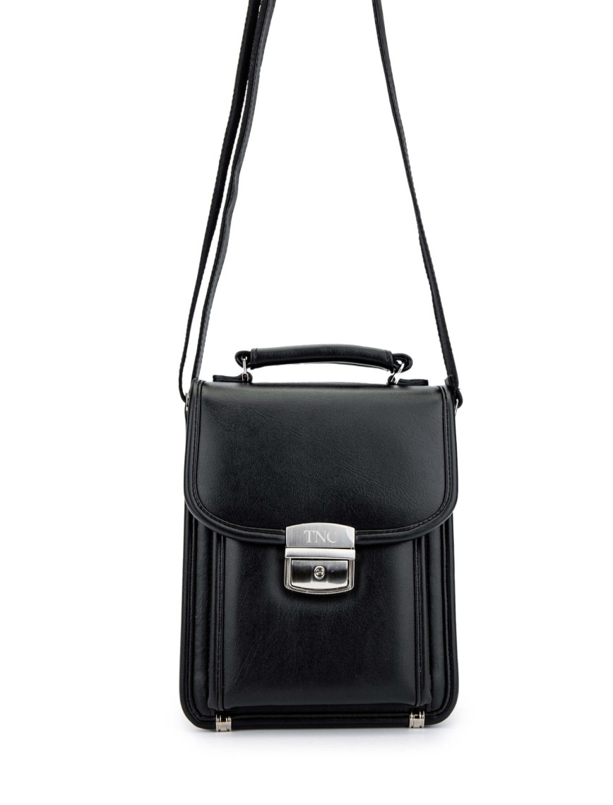 Tamer Tanca Erkek Vegan Siyah Postacı Çantası Tamer Tanca Erkek Vegan Siyah Postacı Çantası