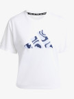 adidas Run It Brand Kadın Beyaz T-Shirt