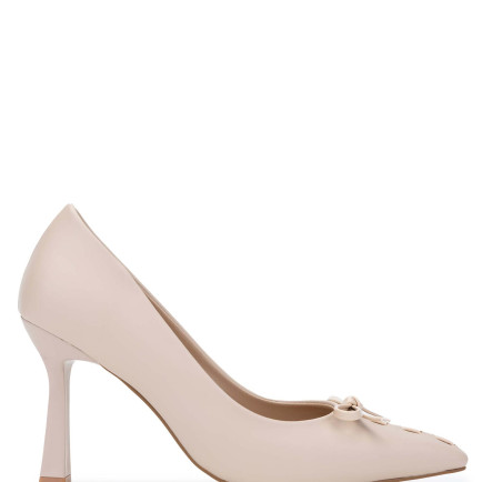 Tamer Tanca Kadın Hakiki Deri Bej Topuklu Ayakkabı Tamer Tanca Kadın Hakiki Deri Bej Topuklu Ayakkabı