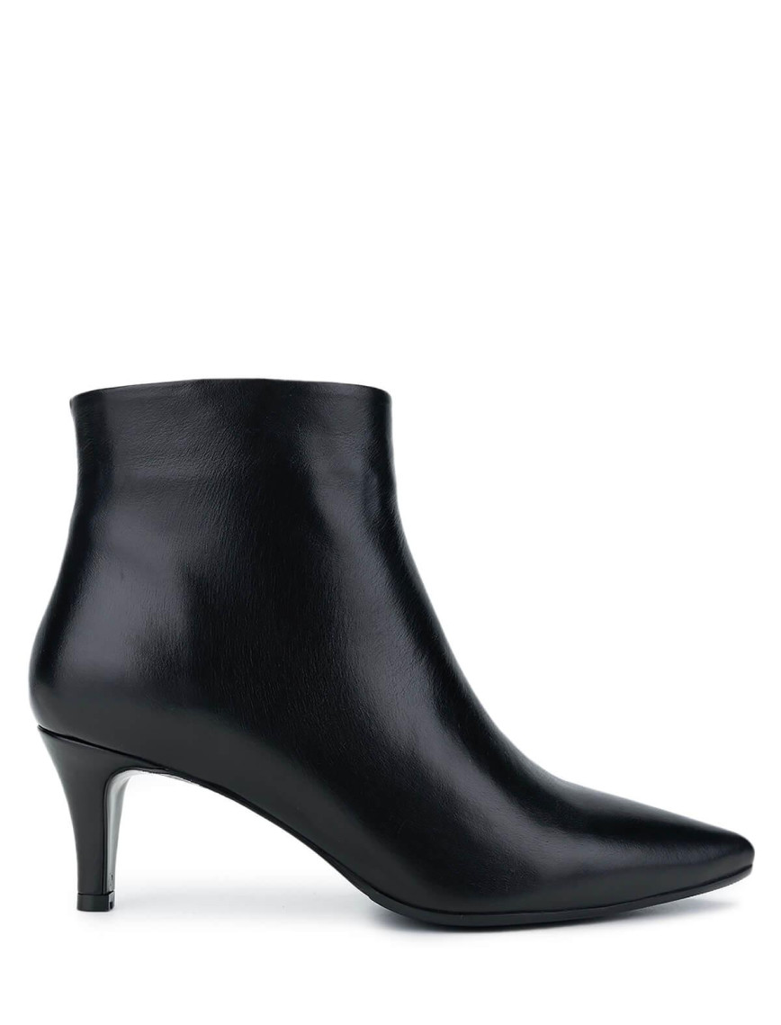 Tamer Tanca Kadın Hakiki Deri Siyah Deri Topuklu Bot Tamer Tanca Kadın Hakiki Deri Siyah Deri Topuklu Bot