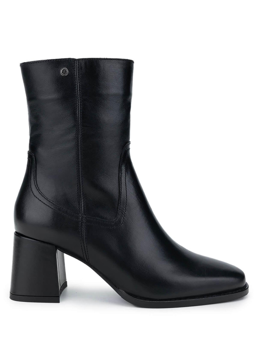Tamer Tanca Kadın Hakiki Deri Siyah Deri Topuklu Bot Tamer Tanca Kadın Hakiki Deri Siyah Deri Topuklu Bot