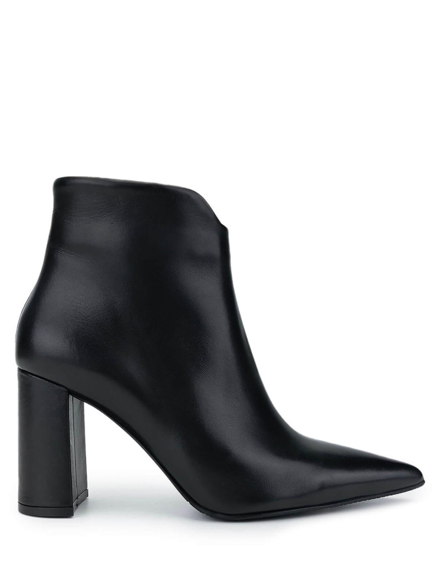 Tamer Tanca Kadın Hakiki Deri Siyah Deri Topuklu Bot Tamer Tanca Kadın Hakiki Deri Siyah Deri Topuklu Bot