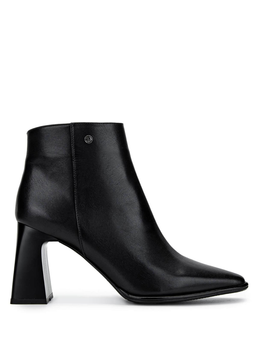 Tamer Tanca Kadın Hakiki Deri Siyah Deri Topuklu Bot Tamer Tanca Kadın Hakiki Deri Siyah Deri Topuklu Bot