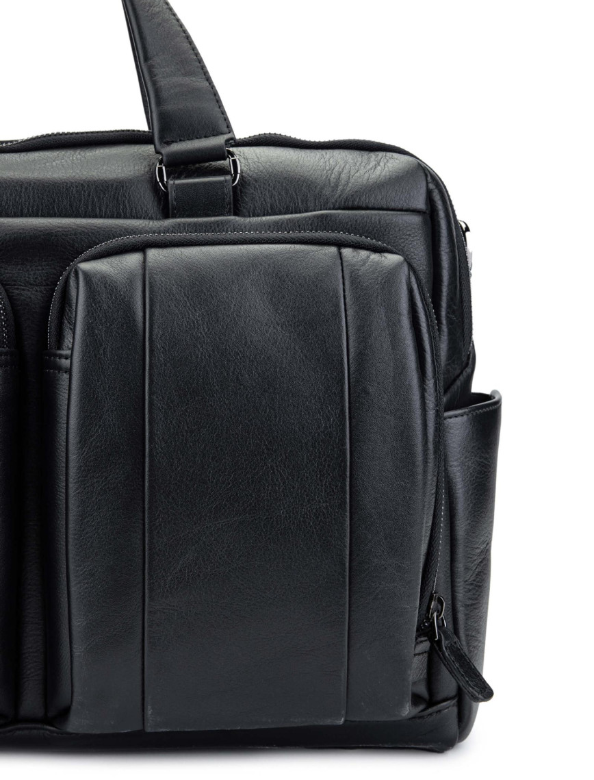 Tamer Tanca Erkek Hakiki Deri Siyah Evrak Çantası Tamer Tanca Erkek Hakiki Deri Siyah Evrak Çantası