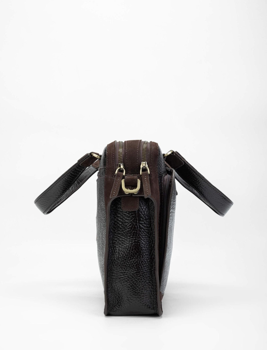 Tamer Tanca Erkek Hakiki Deri Kahverengi Evrak Çantası Tamer Tanca Erkek Hakiki Deri Kahverengi Evrak Çantası