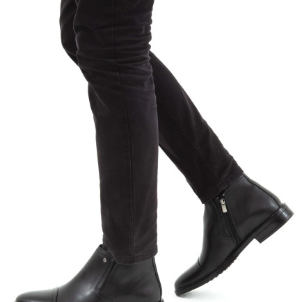 Tamer Tanca Erkek Hakiki Deri Siyah Klasik Bot Tamer Tanca Erkek Hakiki Deri Siyah Klasik Bot