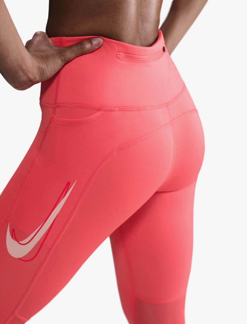 Nike Fast Dri-Fit Kadın Turuncu Tayt