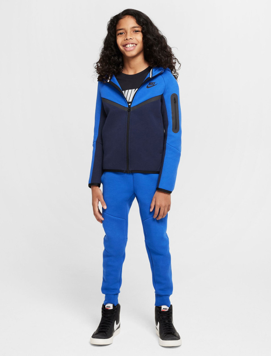 Nike Sportswear Tech Fleece Çocuk Mavi Sweatshirt Nike Sportswear Tech Fleece Çocuk Mavi Sweatshirt