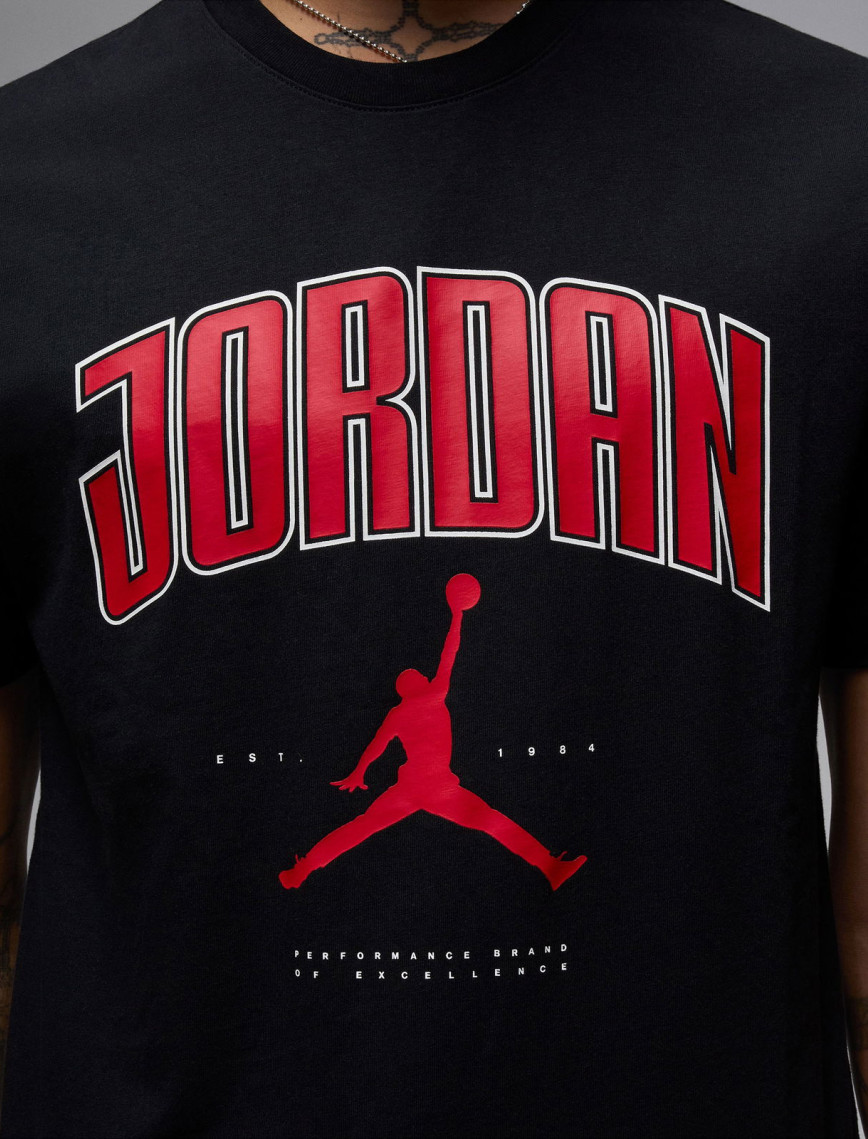 Jordan City 88 Erkek Siyah T-Shirt
