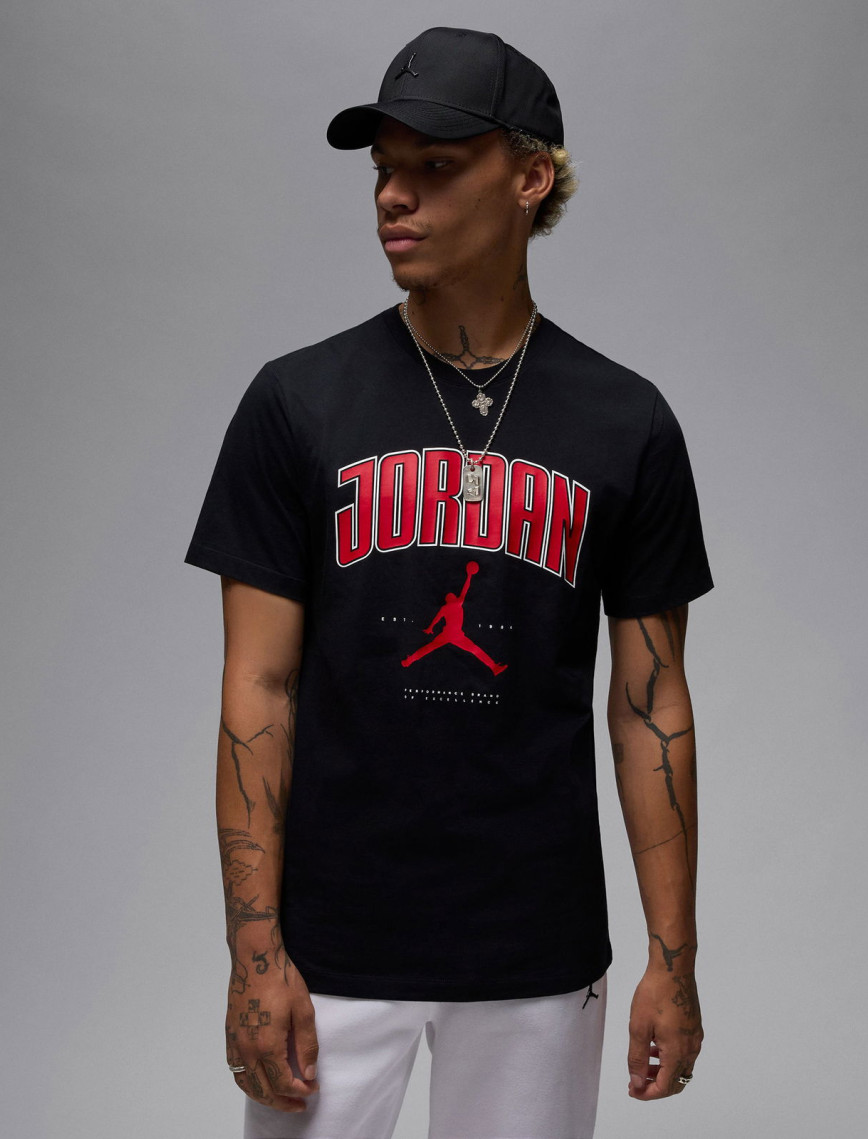 Jordan City 88 Erkek Siyah T-Shirt