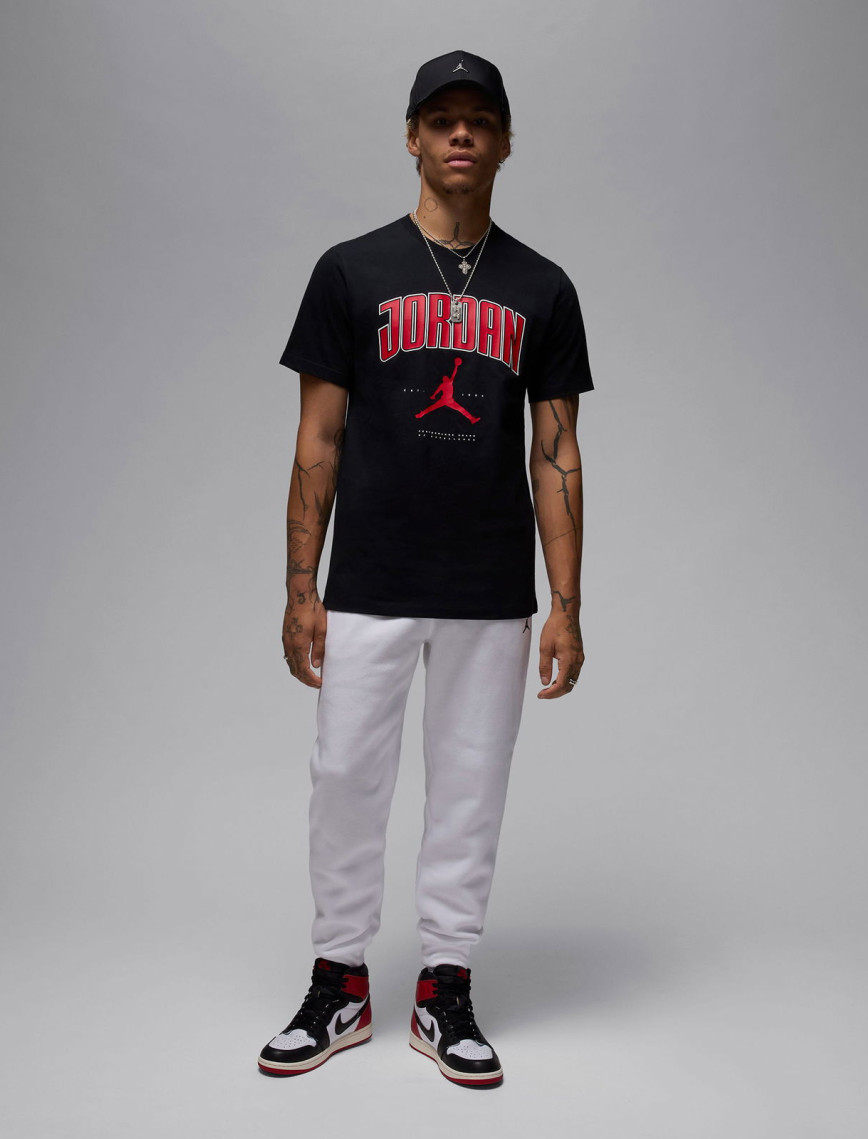 Jordan City 88 Erkek Siyah T-Shirt