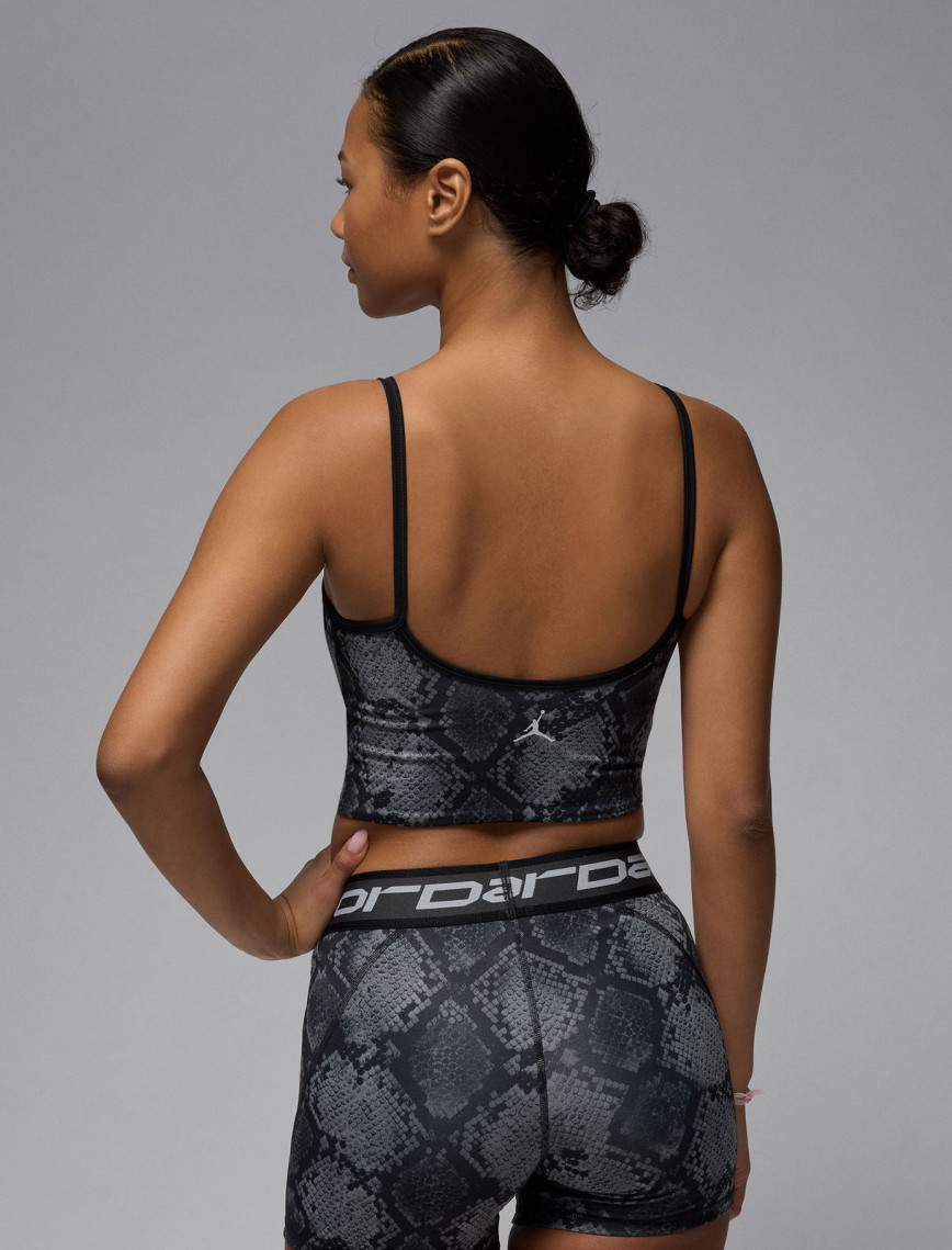 Jordan Sport All Over Print Kadın Siyah Kolsuz T-Shirt Jordan Sport All Over Print Kadın Siyah Kolsuz T-Shirt