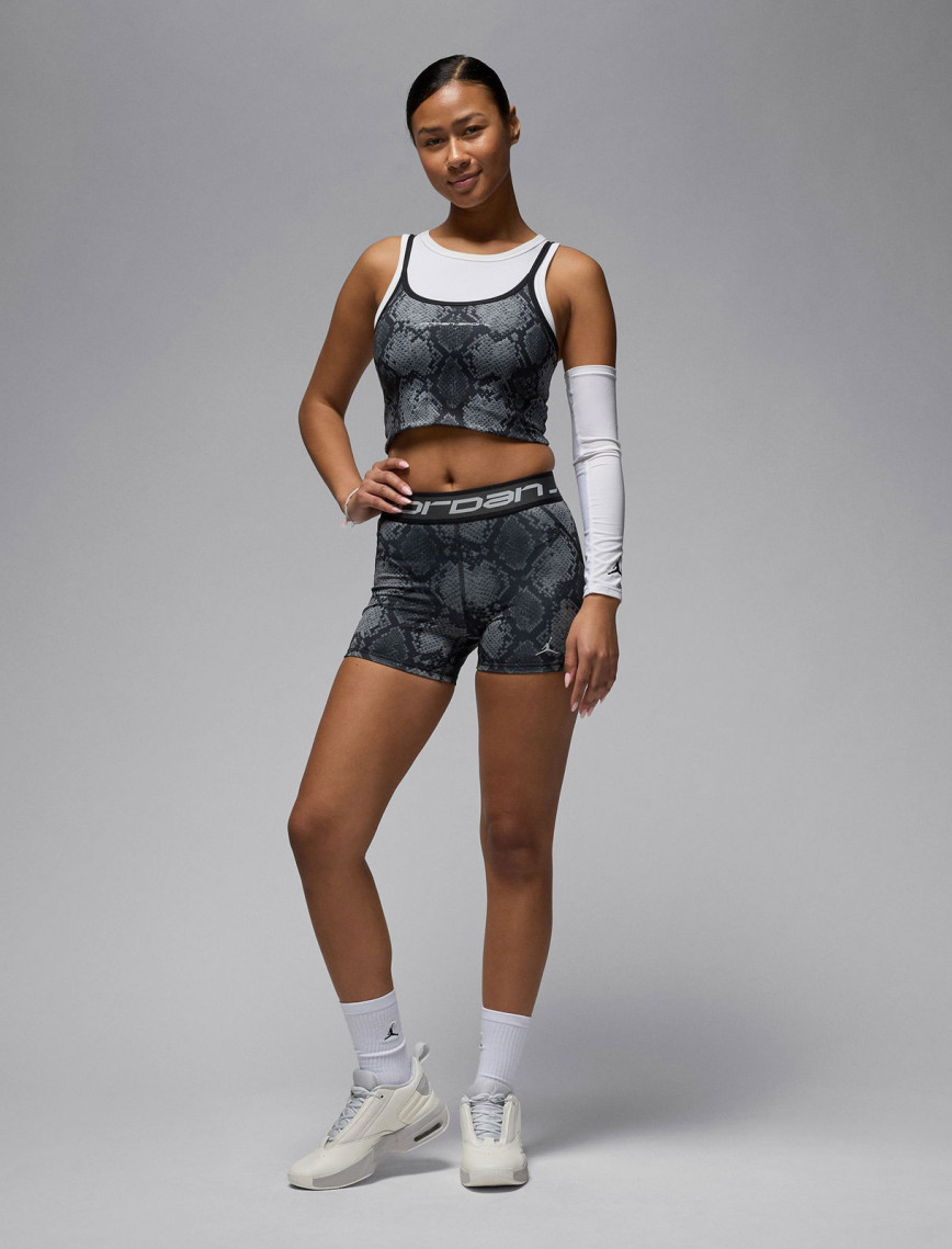 Jordan Sport All Over Print Kadın Siyah Kolsuz T-Shirt Jordan Sport All Over Print Kadın Siyah Kolsuz T-Shirt