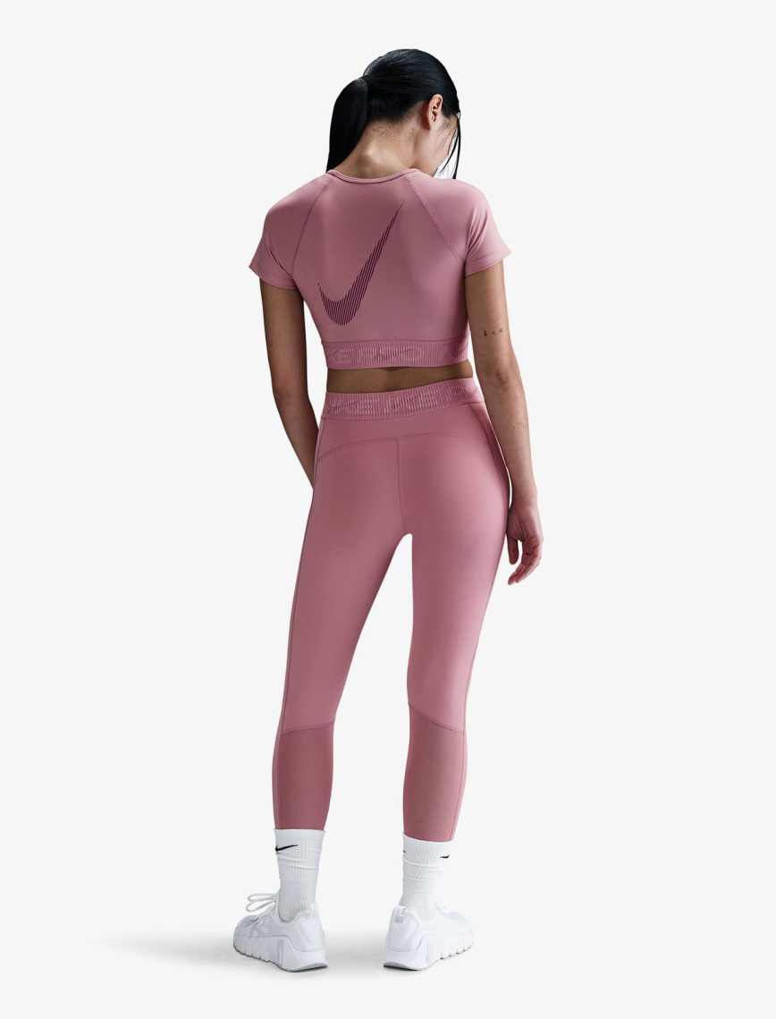 Nike Pro Dri-Fit Kadın Pembe T-Shirt Nike Pro Dri-Fit Kadın Pembe T-Shirt