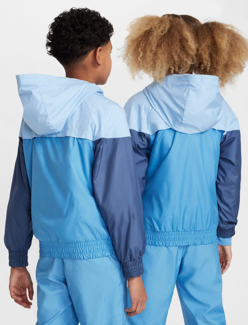 Nike Sportswear Windrunner Genç Çocuk Mavi Ceket Nike Sportswear Windrunner Genç Çocuk Mavi Ceket