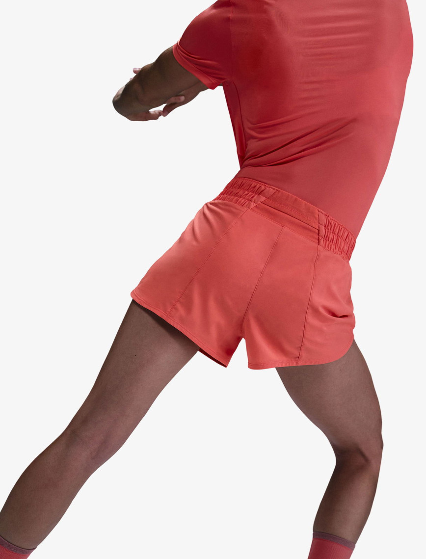 Nike One Swoosh Dri-Fit Kadın Turuncu Şort Nike One Swoosh Dri-Fit Kadın Turuncu Şort