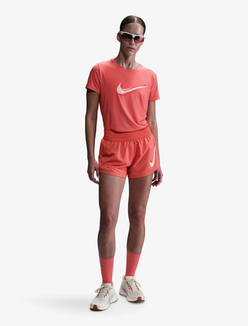 Nike One Dri-Fit Swoosh Kadın Yeşil Şort Nike One Dri-Fit Swoosh Kadın Yeşil Şort