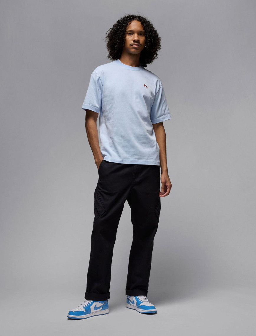 Jordan Brand Erkek Mavi T-Shirt Jordan Brand Erkek Mavi T-Shirt