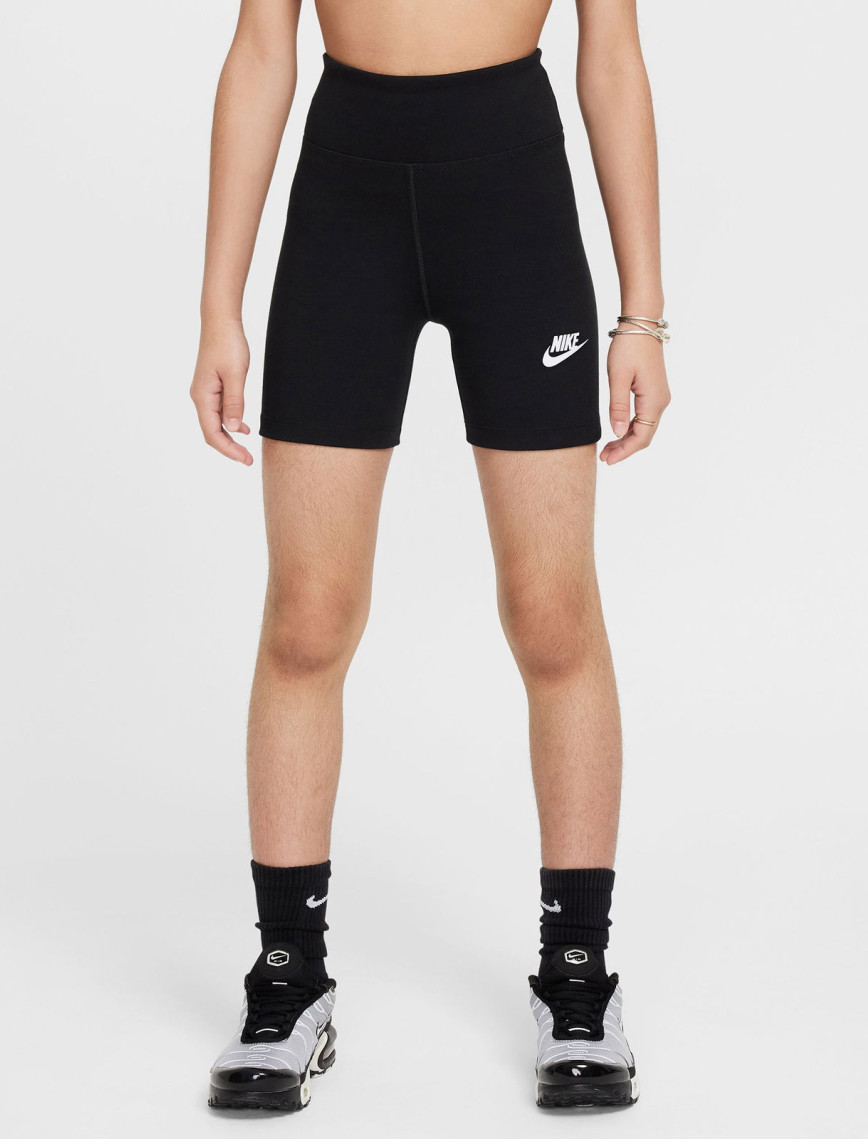 Nike Sportswear Classics Çocuk Siyah Kısa Tayt