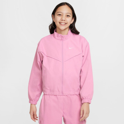 Nike Sportswear Oversized Çocuk Pembe Ceket Nike Sportswear Oversized Çocuk Pembe Ceket