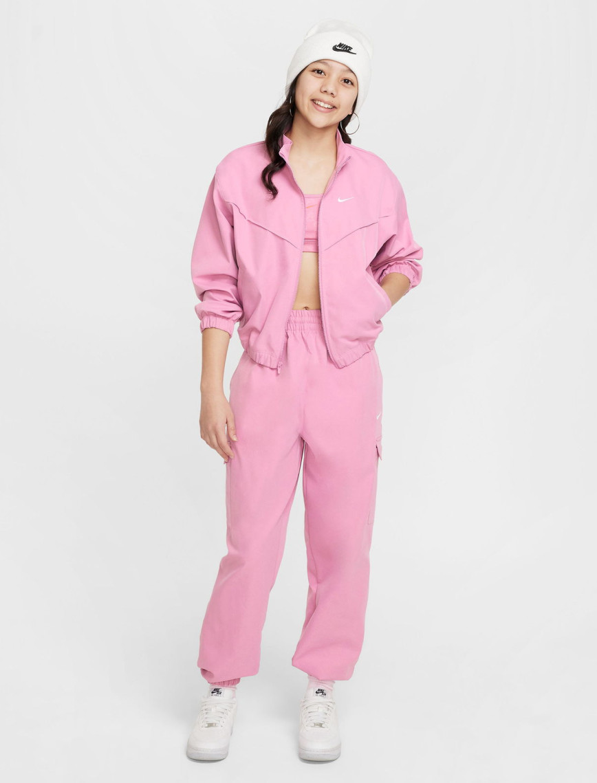Nike Sportswear Oversized Çocuk Pembe Ceket Nike Sportswear Oversized Çocuk Pembe Ceket