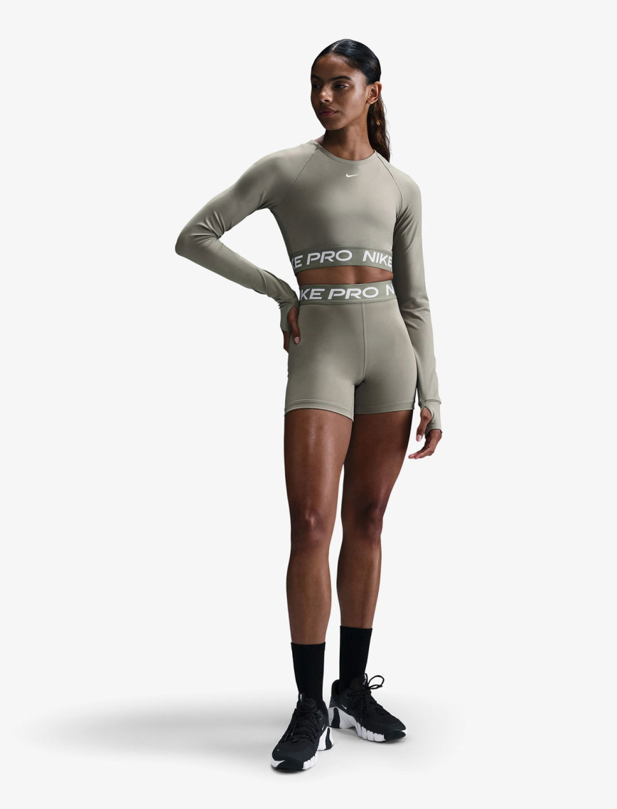 Nike Pro Dri-Fit 365 Kadın Beyaz Uzun Kollu T-Shirt Nike Pro Dri-Fit 365 Kadın Beyaz Uzun Kollu T-Shirt