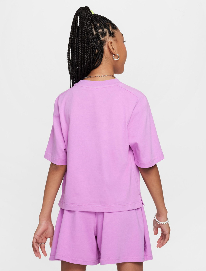 Nike Sportswear Çocuk Mor T-Shirt Nike Sportswear Çocuk Mor T-Shirt