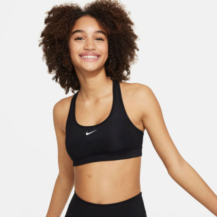 Nike Dri-Fit Swoosh Çocuk Siyah Bra Nike Dri-Fit Swoosh Çocuk Siyah Bra