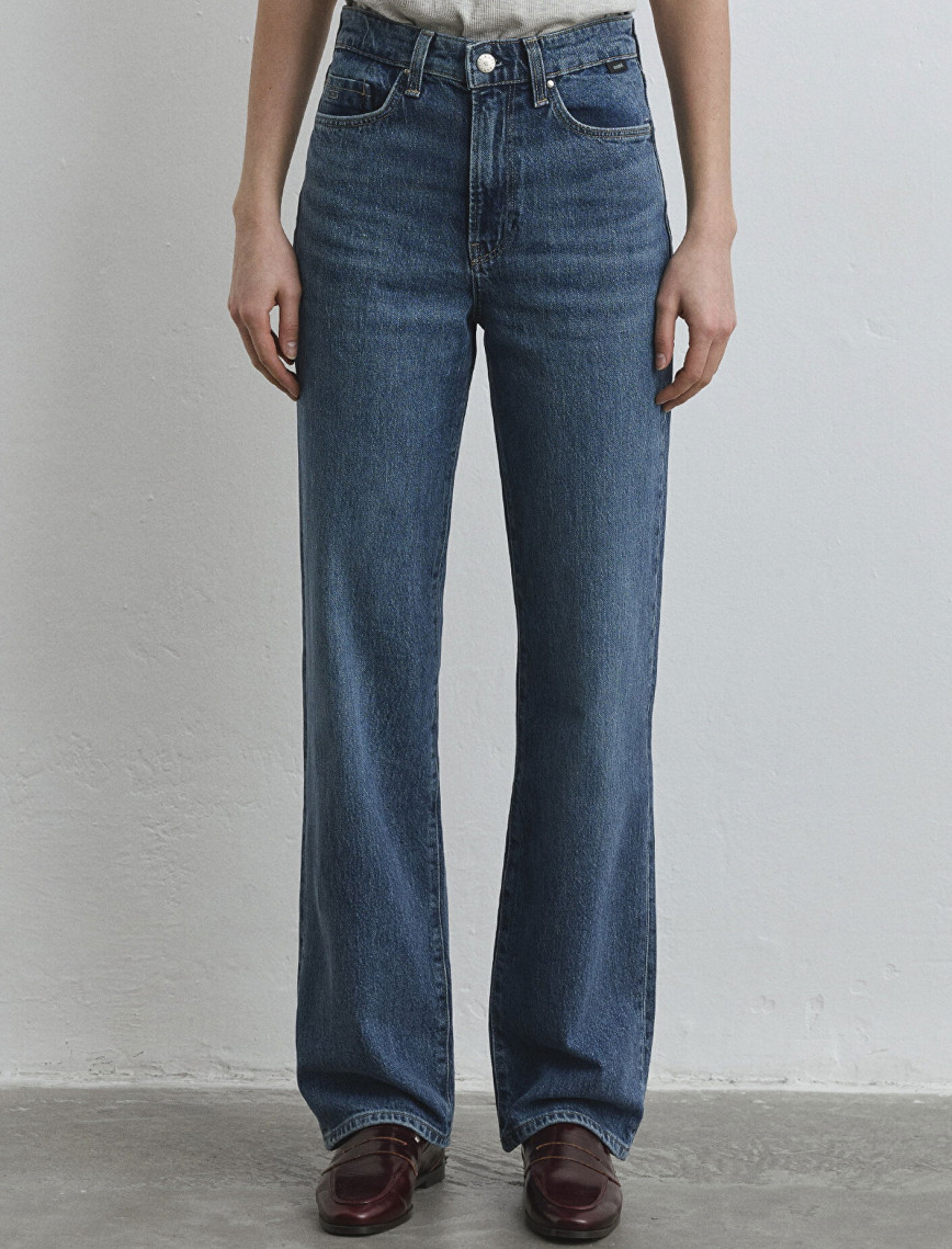 Mavi Sky Classic Denim Puslu Koyu Mavi Jean Pantolon 1010627-87925