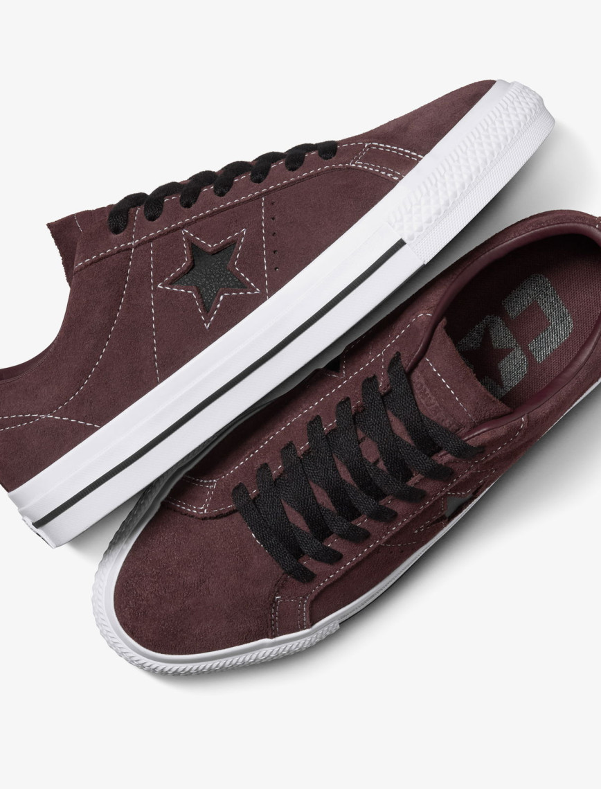 Converse One Star Pro Unisex Kahverengi Süet Sneaker Converse One Star Pro Unisex Kahverengi Süet Sneaker