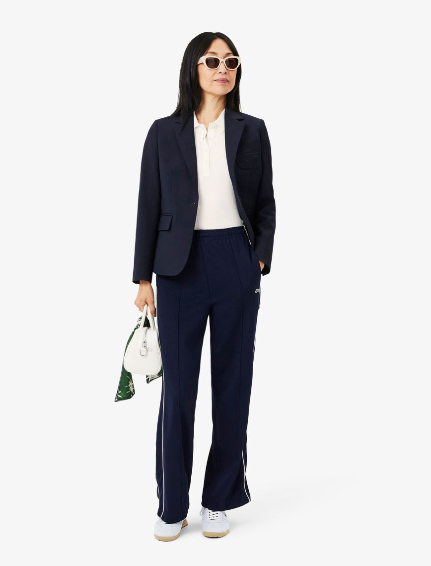 Lacoste L.12.D Kadın Slim Fit Organik Pamuk Beyaz Polo Lacoste L.12.D Kadın Slim Fit Organik Pamuk Beyaz Polo