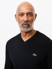 Lacoste Erkek Regular Fit V Yaka Organik Pamuk Siyah Triko Lacoste Erkek Regular Fit V Yaka Organik Pamuk Siyah Triko