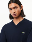 Lacoste Erkek Regular Fit V Yaka Organik Pamuk Lacivert Triko Lacoste Erkek Regular Fit V Yaka Organik Pamuk Lacivert Triko