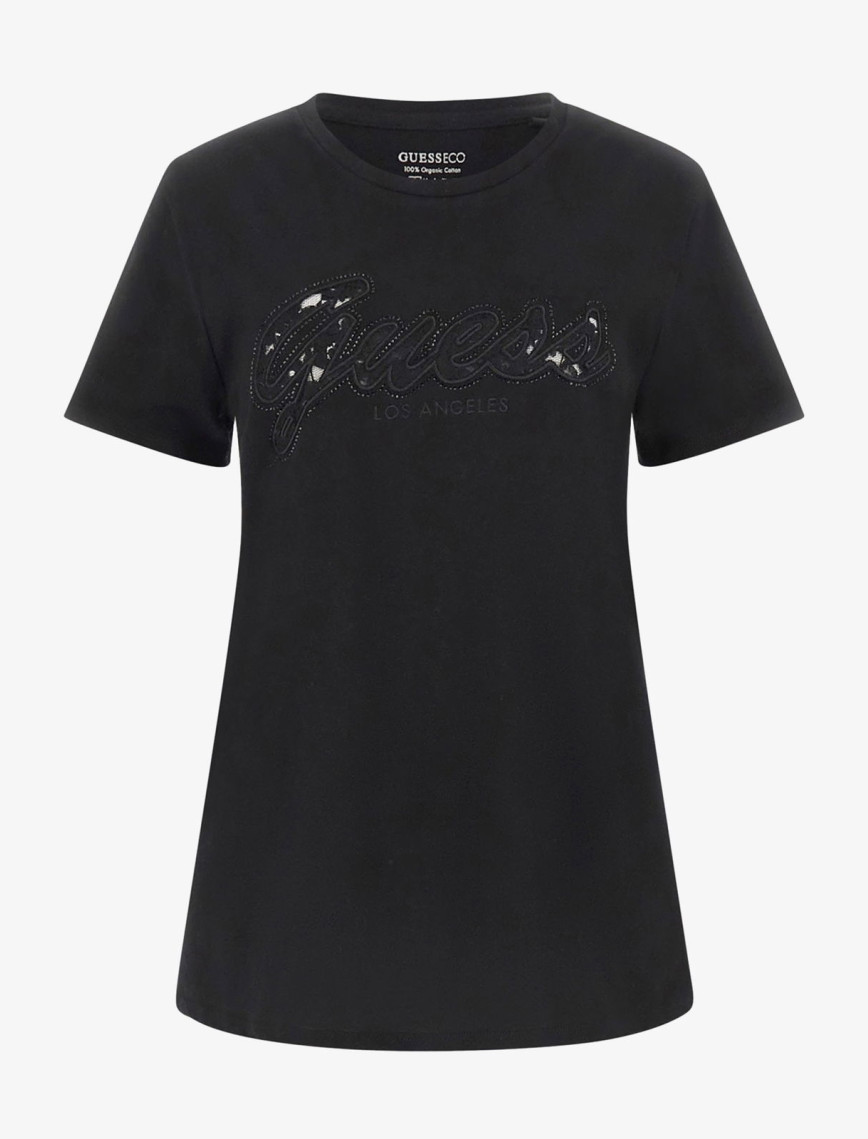 Guess Kadın Siyah T-Shirt