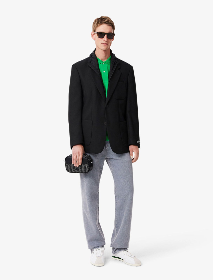 Lacoste The Blend Erkek Monogram Siyah Postacı Çantası Lacoste The Blend Erkek Monogram Siyah Postacı Çantası