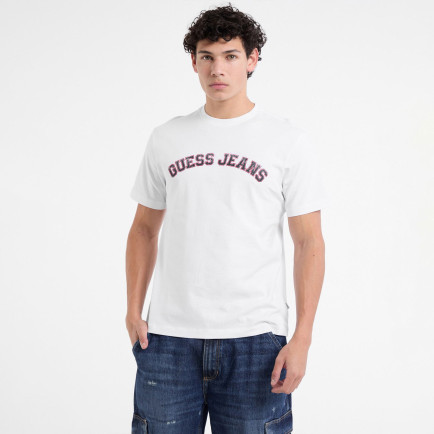 Guess Cn Regllegi Mid Organic Heavy 205 Erkek Beyaz T-Shirt Guess Cn Regllegi Mid Organic Heavy 205 Erkek Beyaz T-Shirt