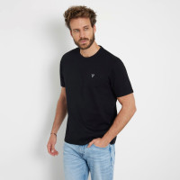Guess Cn Patch Org Heavy 259 Erkek Siyah T-Shirt