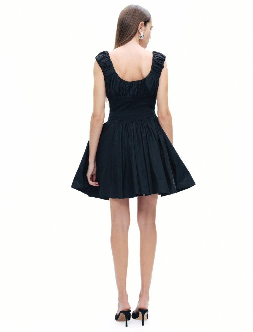 Korse Görünümlü Mini Elbise Korse Görünümlü Mini Elbise