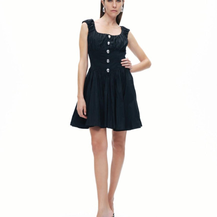 Korse Görünümlü Mini Elbise