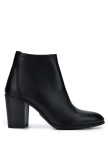 Tamer Tanca Kadın Vegan Siyah Deri Topuklu Bot Tamer Tanca Kadın Vegan Siyah Deri Topuklu Bot