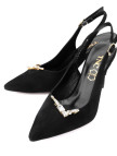 Tamer Tanca Kadın Hakiki Deri Siyah Süet Topuklu Ayakkabı Tamer Tanca Kadın Hakiki Deri Siyah Süet Topuklu Ayakkabı