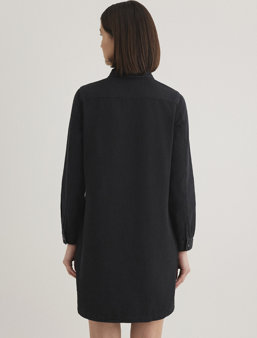 Mavi Liz Casual Gri Jean Elbise 130656-34926 Mavi Liz Casual Gri Jean Elbise 130656-34926