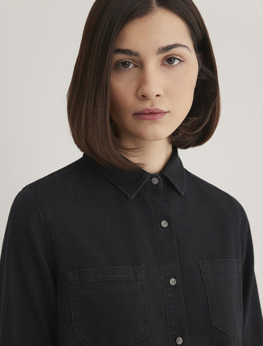 Mavi Liz Casual Gri Jean Elbise 130656-34926 Mavi Liz Casual Gri Jean Elbise 130656-34926